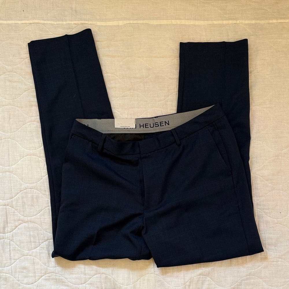 Van Heusen Dark Blue Trousers - Picture 3 of 4